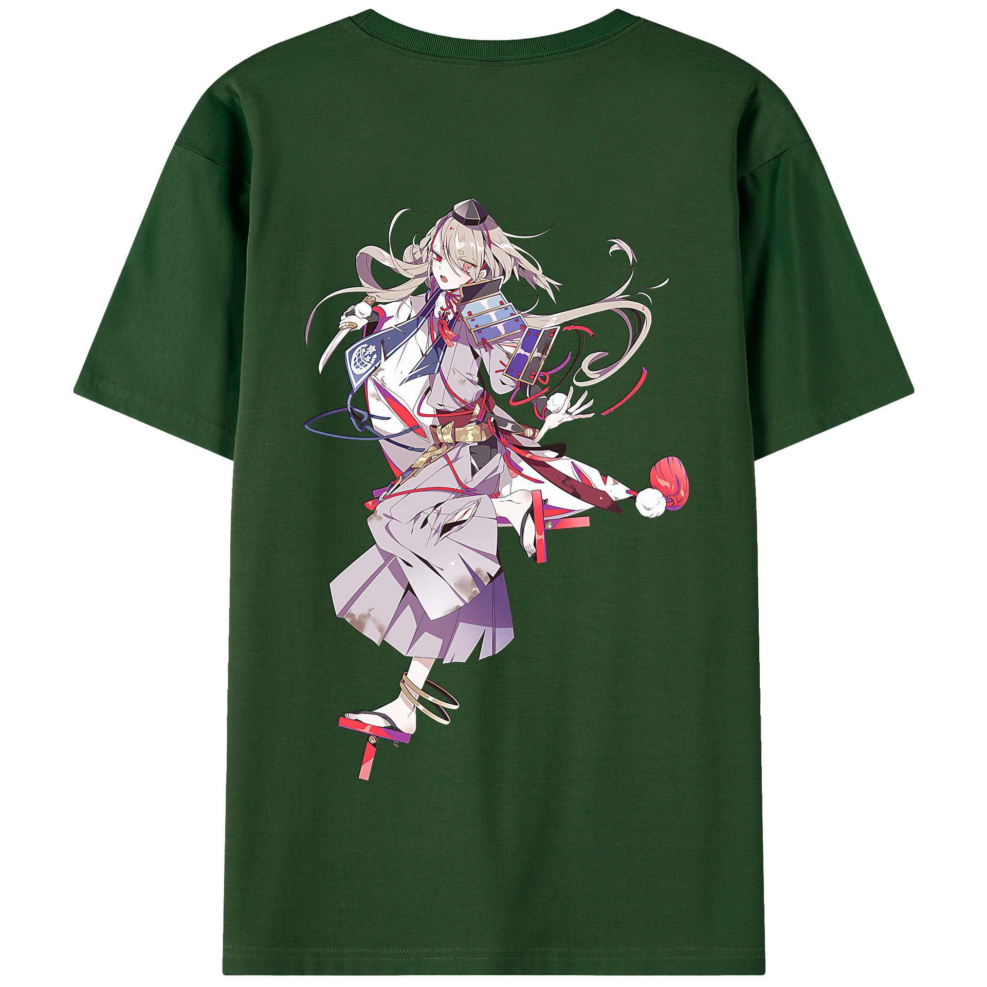 （画像用） 刀剣乱舞 Touken Ranbu 綿100％半袖Tシャツ（背面プリント）